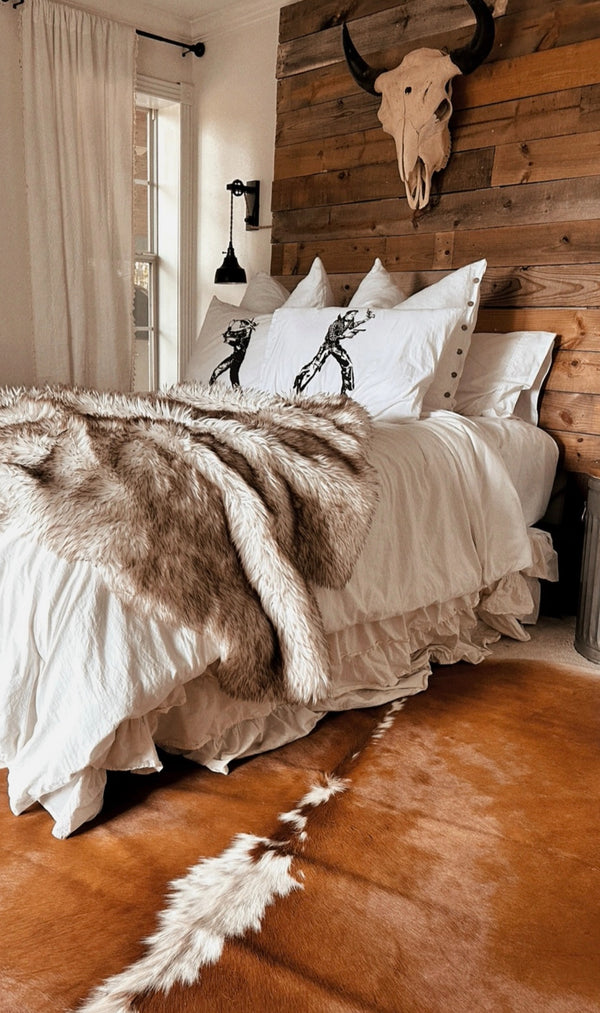 Junk gypsy king ruffle bed skirt