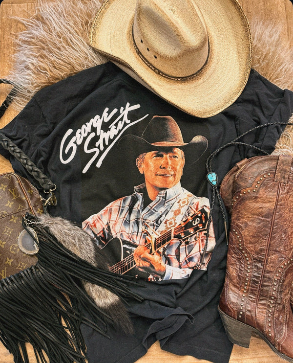 THEE GEORGE GRAPHIC WITH PUFF PRINT