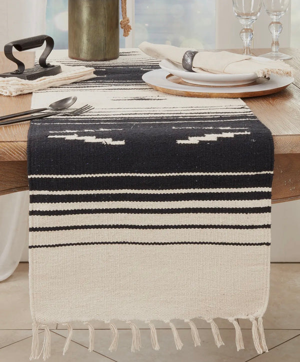 SOUTHWESTERN FRINGED TABLE RUNNER