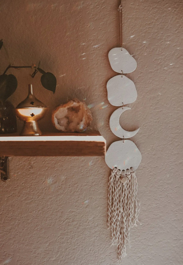 HANDMADE BOHO CLAY WALL HANGING