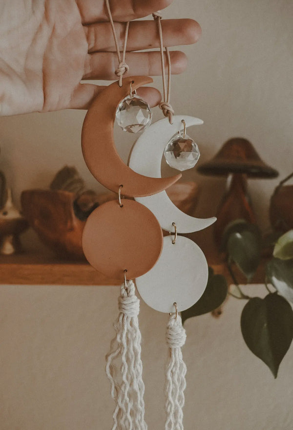 HANDMADE BOHO CLAY WALL HANGING