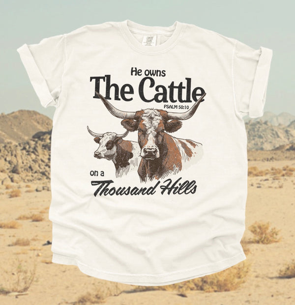 HE OWNS THE CATTLE