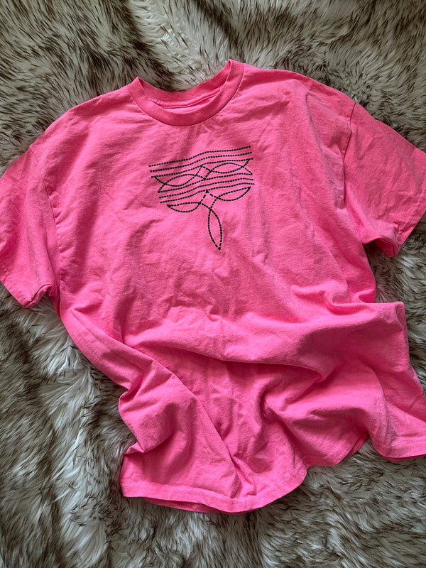 Size large tee