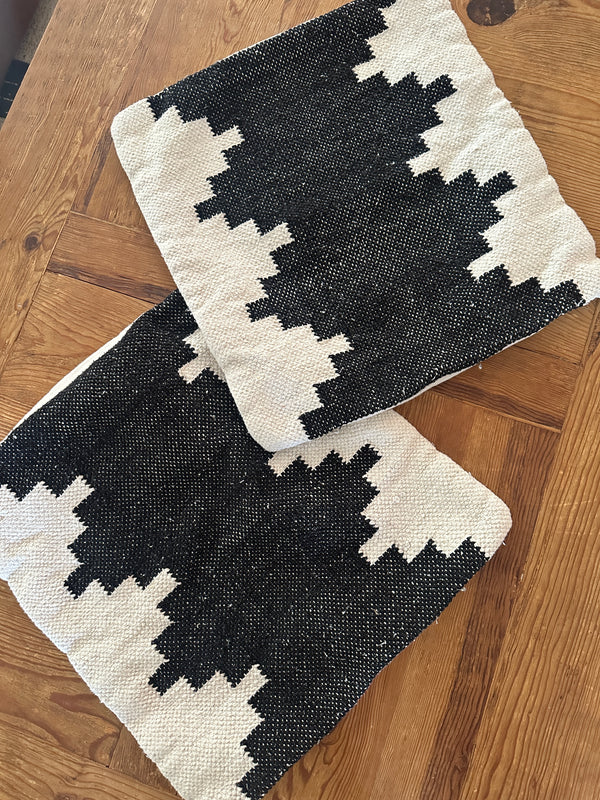 Set of two loved pillow covers 18”