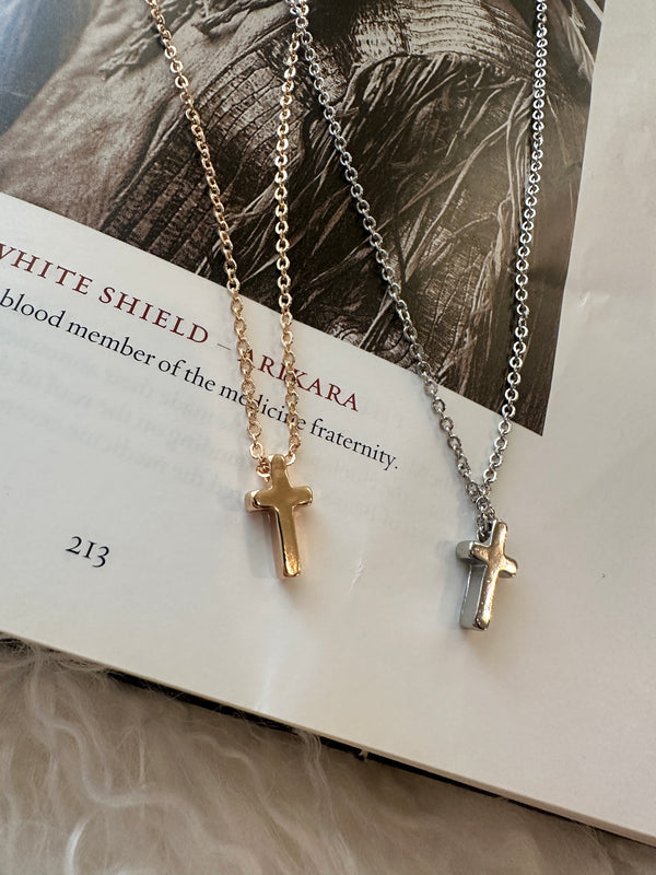 DAINTY CROSS NECKLACE